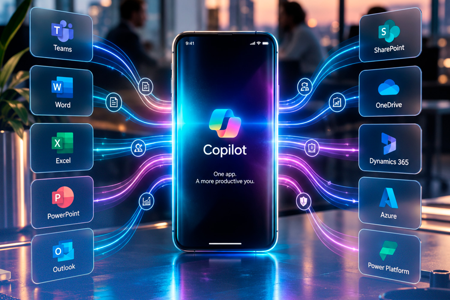 Microsoft unifica assistente Copilot em super app para navegação e automação