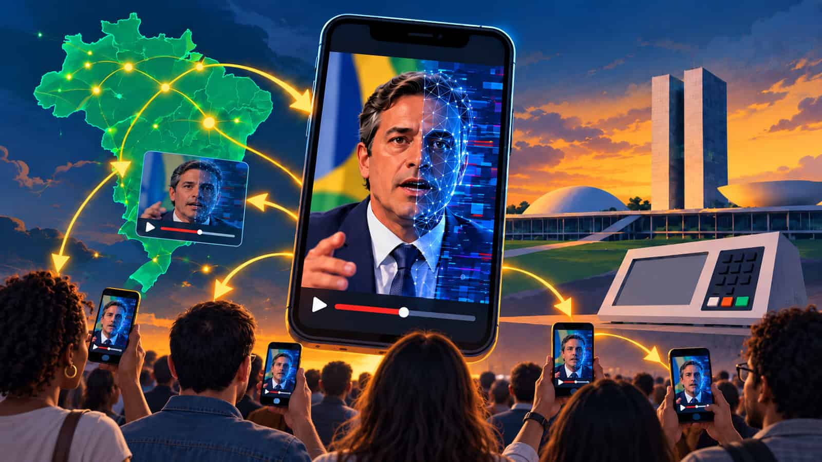 Deepfakes viram maior ameaça digital para eleições no Brasil